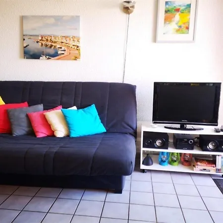 Daire T2 Confort, 4 Pers, Piscine, Wifi, Parking - Port Barcares - Fr-1-195-7 *